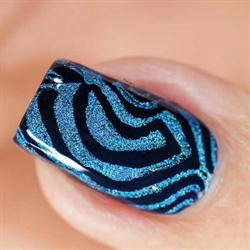 99 Nebulas Blue, Stamping Neglelak, Colour Alike (u)